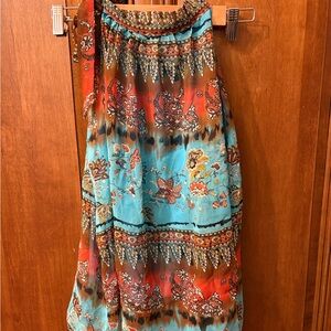 Bohemian Multicolor Halter top